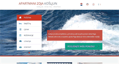 Desktop Screenshot of apartmani-kosljun.net